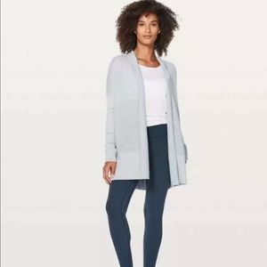 EUC lululemon Two- Way Sweater blue size 2